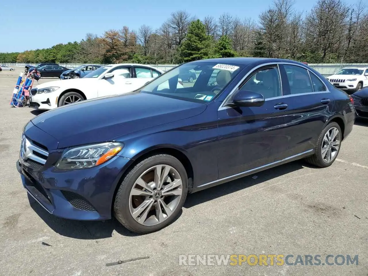 1 Photograph of a damaged car W1KWF8EBXMR649331 MERCEDES-BENZ C-CLASS 2021