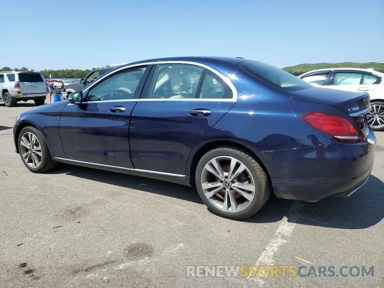 2 Photograph of a damaged car W1KWF8EBXMR649331 MERCEDES-BENZ C-CLASS 2021