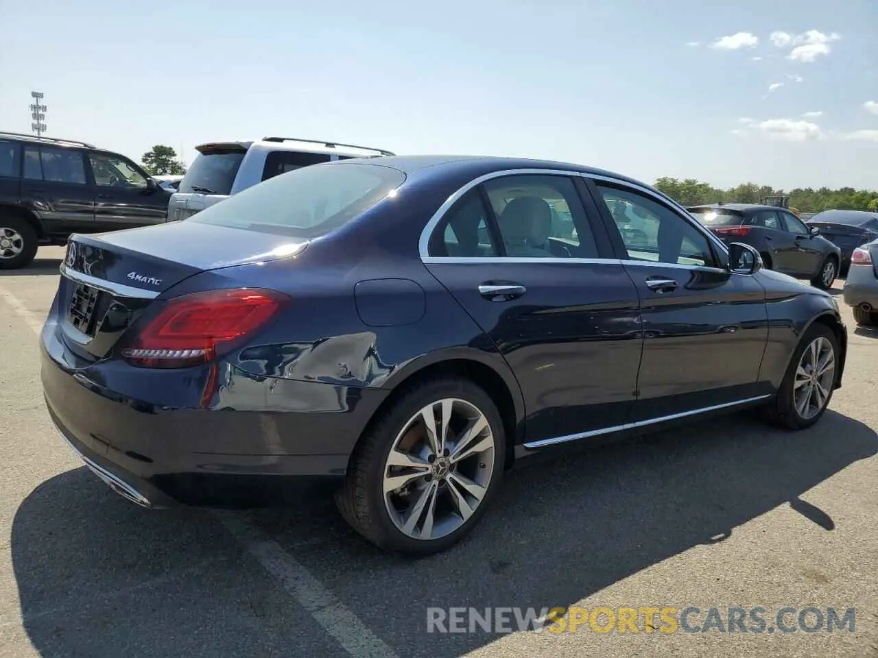 3 Photograph of a damaged car W1KWF8EBXMR649331 MERCEDES-BENZ C-CLASS 2021