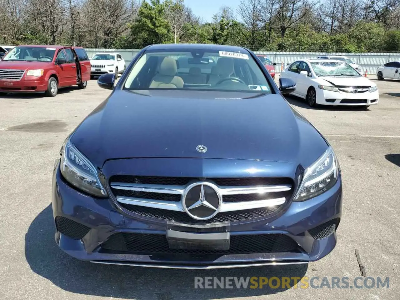 5 Photograph of a damaged car W1KWF8EBXMR649331 MERCEDES-BENZ C-CLASS 2021