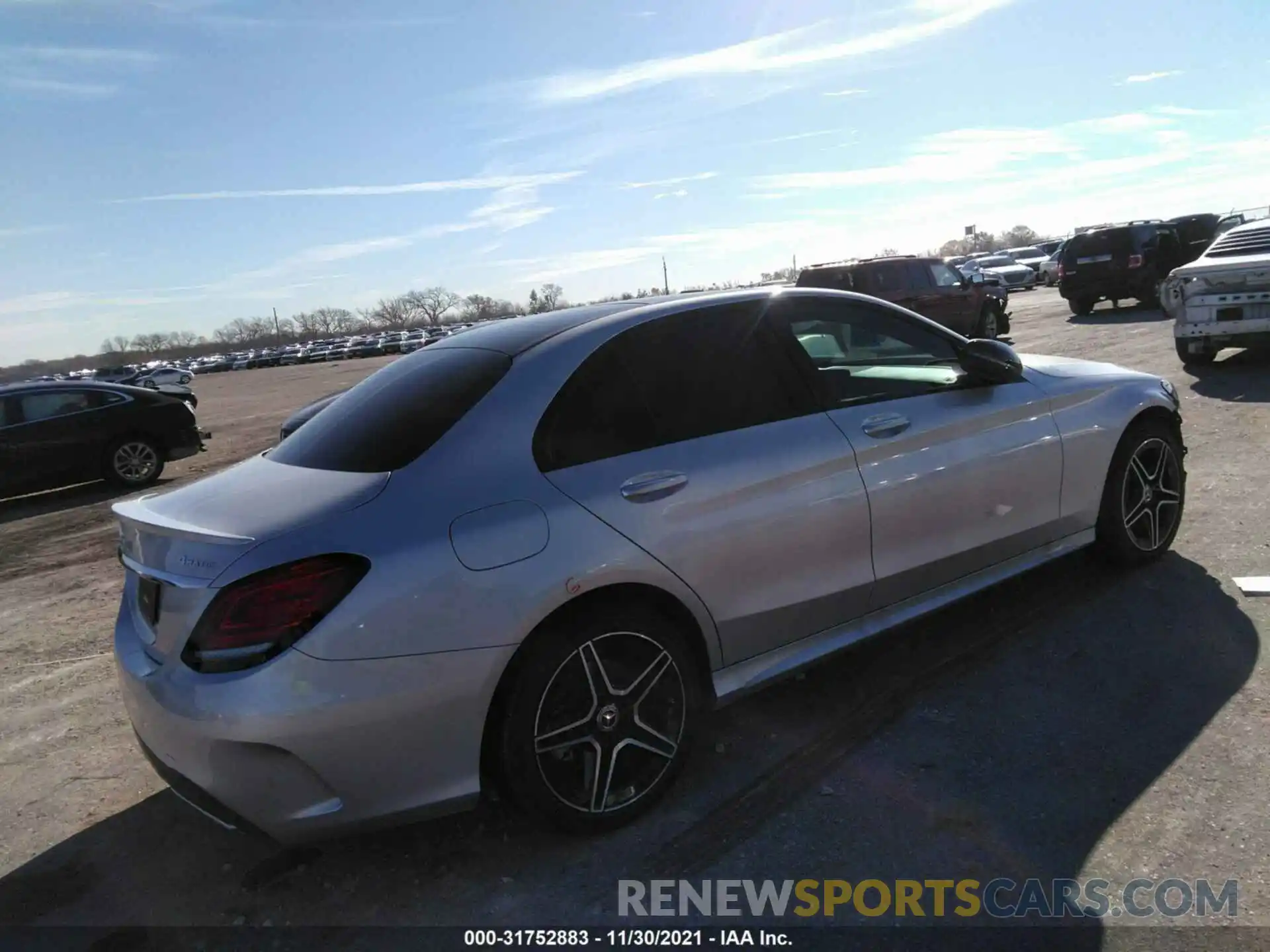 4 Photograph of a damaged car W1KWF8EBXMR650446 MERCEDES-BENZ C-CLASS 2021