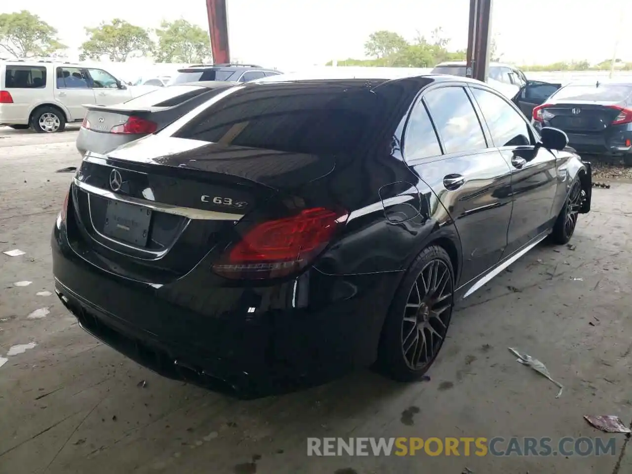 4 Photograph of a damaged car W1KWF8HB2MR640490 MERCEDES-BENZ C-CLASS 2021