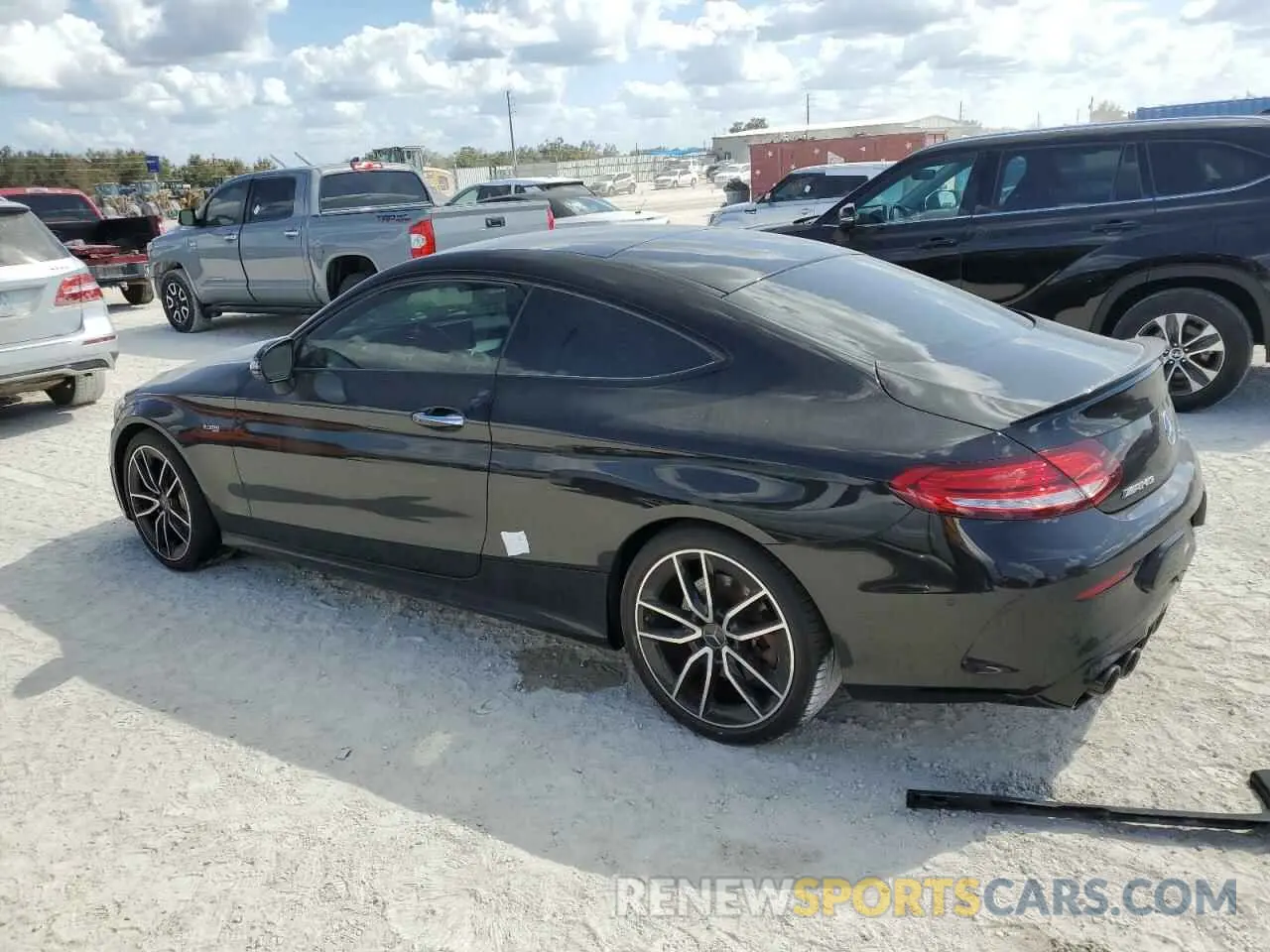 2 Photograph of a damaged car W1KWJ6EB0MG091570 MERCEDES-BENZ C-CLASS 2021
