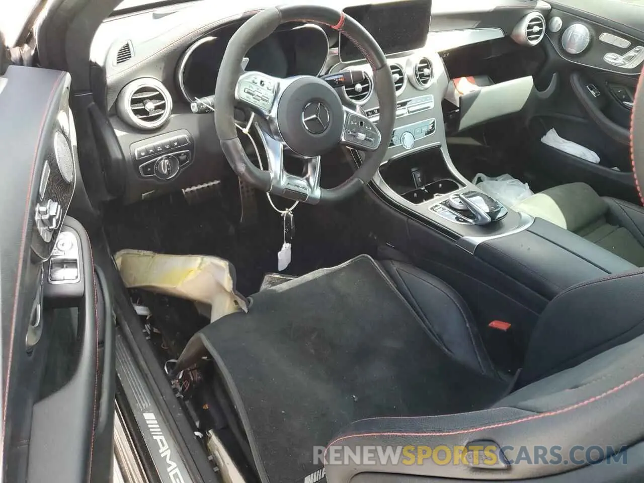8 Photograph of a damaged car W1KWJ6EB0MG091570 MERCEDES-BENZ C-CLASS 2021