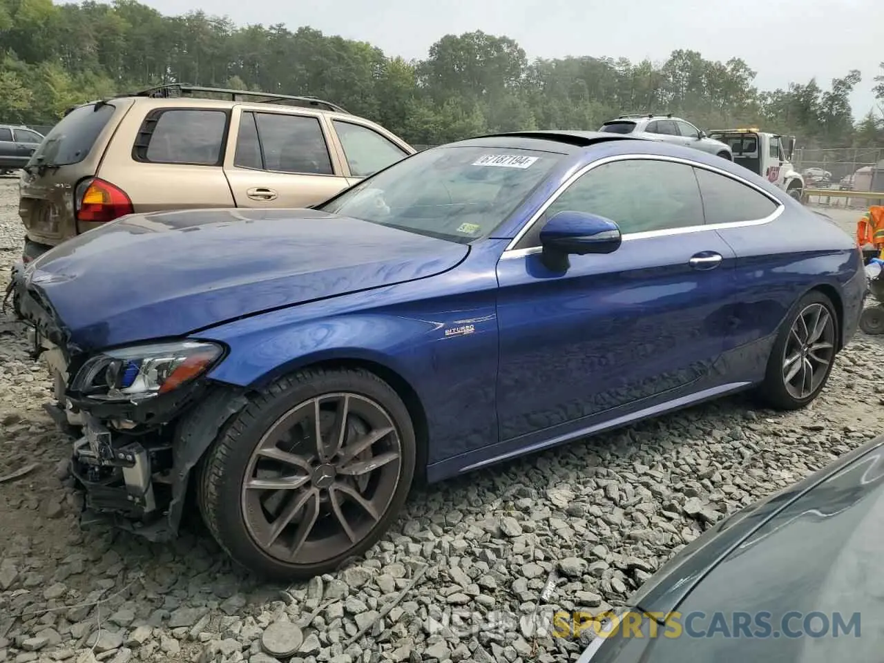 1 Photograph of a damaged car W1KWJ6EB3MG096908 MERCEDES-BENZ C-CLASS 2021