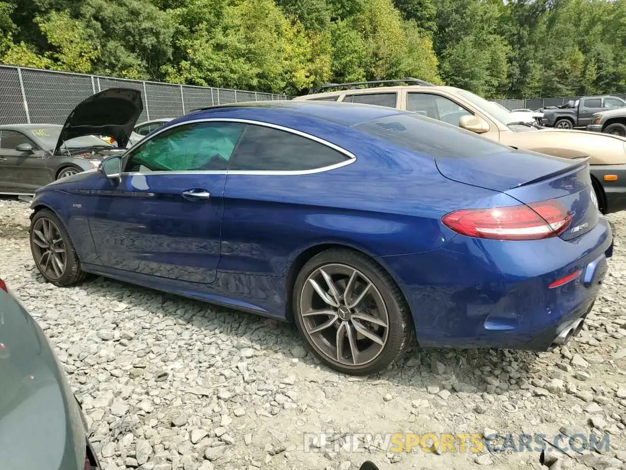 2 Photograph of a damaged car W1KWJ6EB3MG096908 MERCEDES-BENZ C-CLASS 2021