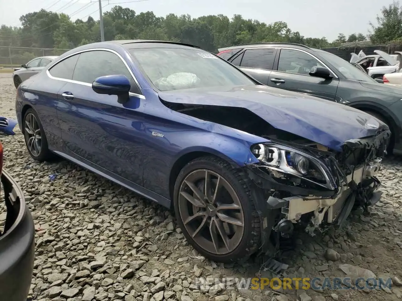 4 Photograph of a damaged car W1KWJ6EB3MG096908 MERCEDES-BENZ C-CLASS 2021