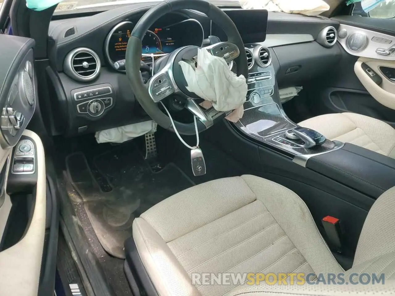 8 Photograph of a damaged car W1KWJ6EB3MG096908 MERCEDES-BENZ C-CLASS 2021