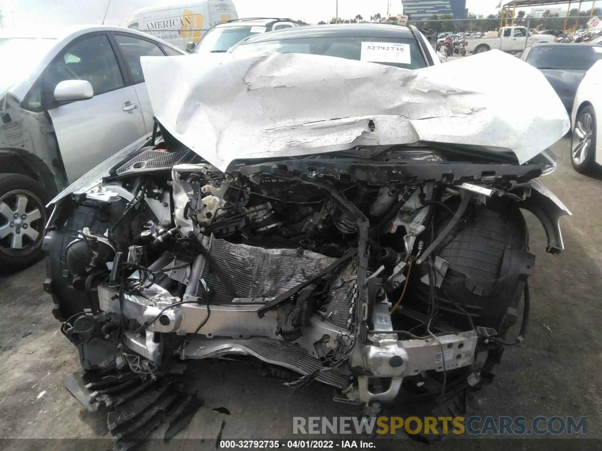 6 Photograph of a damaged car W1KWJ6EB5MG064834 MERCEDES-BENZ C-CLASS 2021