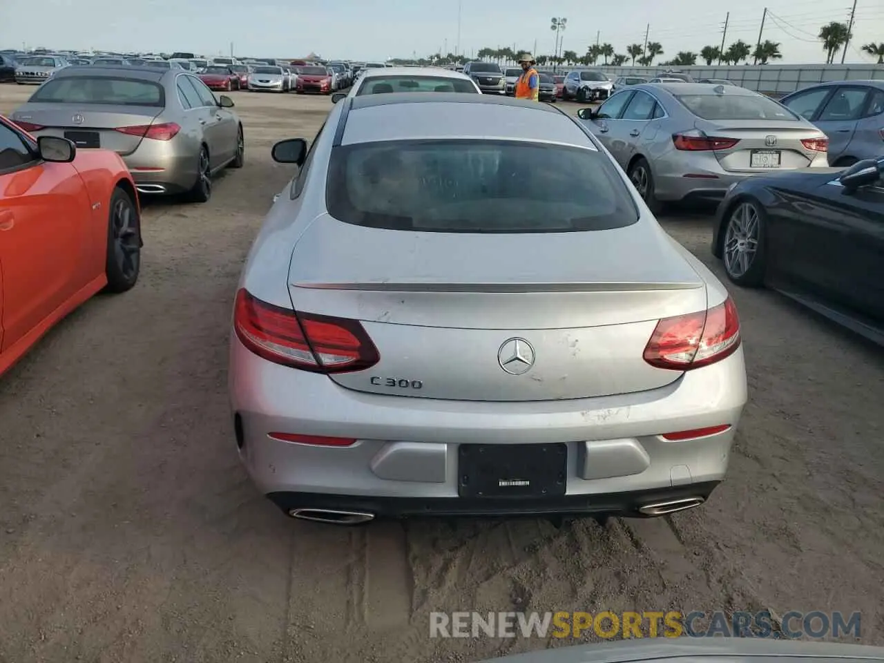 6 Photograph of a damaged car W1KWJ8DB4MG093903 MERCEDES-BENZ C-CLASS 2021