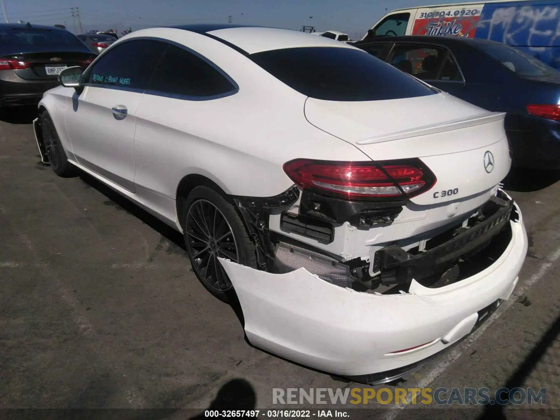 3 Photograph of a damaged car W1KWJ8DB4MG098812 MERCEDES-BENZ C-CLASS 2021