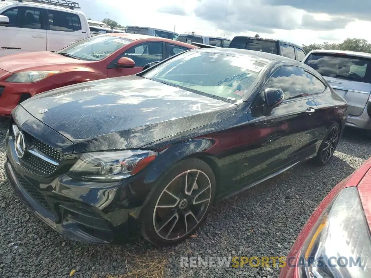 1 Photograph of a damaged car W1KWJ8DBXMG100112 MERCEDES-BENZ C-CLASS 2021