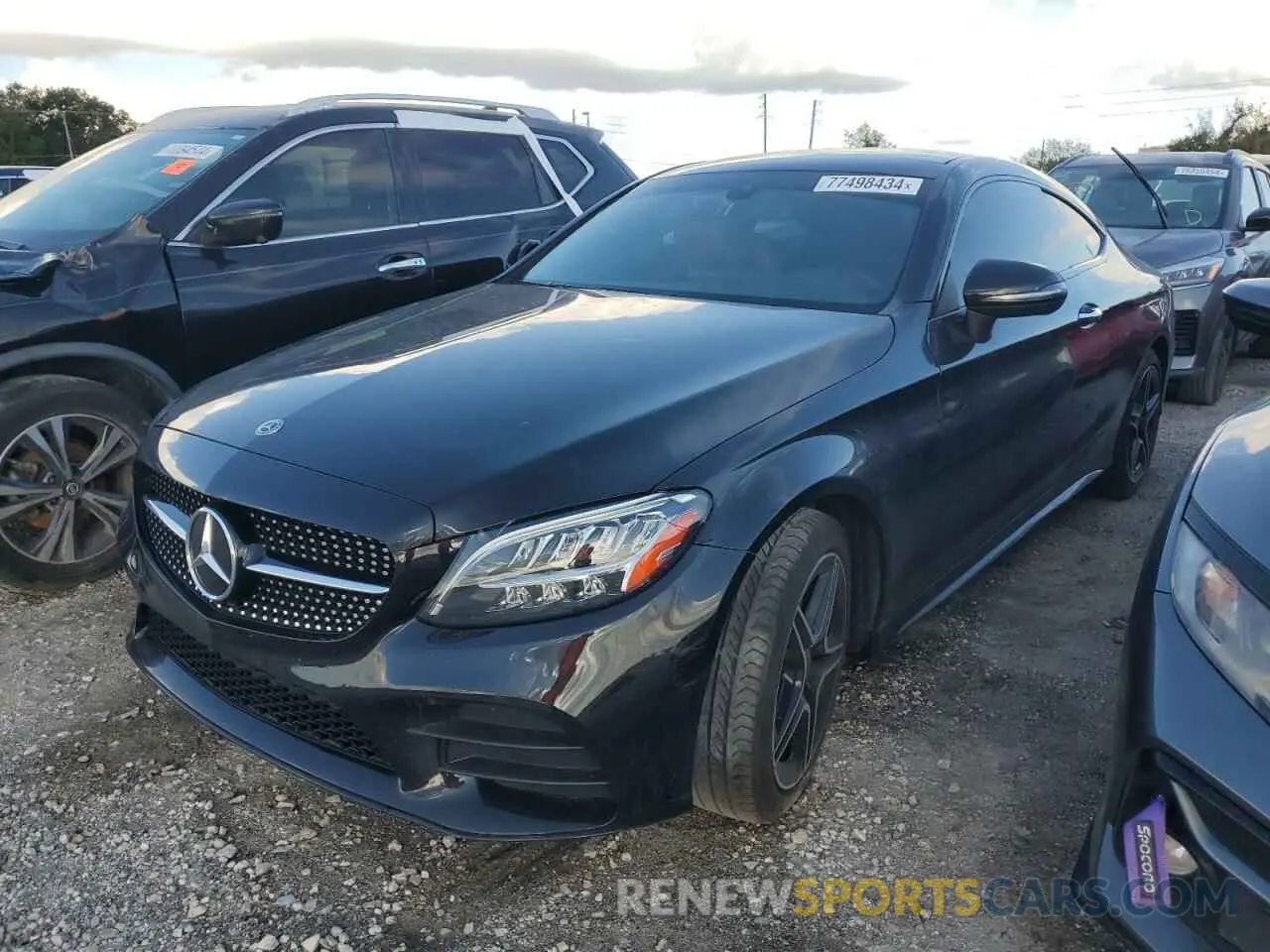 1 Photograph of a damaged car W1KWJ8EB4MG092040 MERCEDES-BENZ C-CLASS 2021