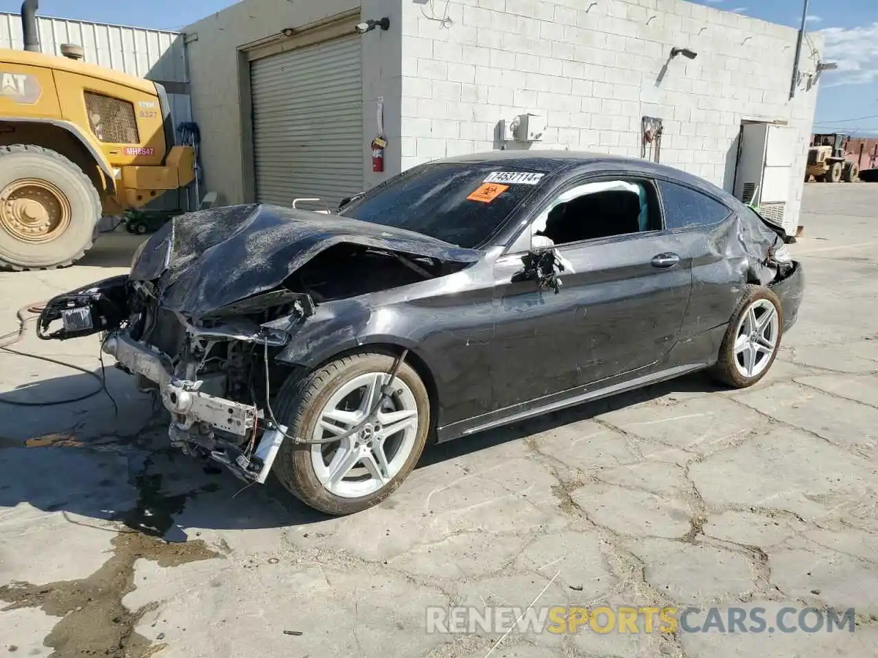 1 Photograph of a damaged car W1KWJ8EB5MG052131 MERCEDES-BENZ C-CLASS 2021