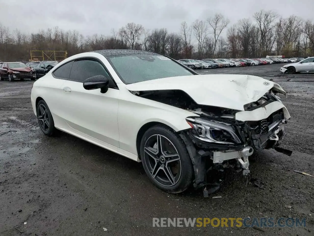 4 Photograph of a damaged car W1KWJ8EB6MG051313 MERCEDES-BENZ C-CLASS 2021