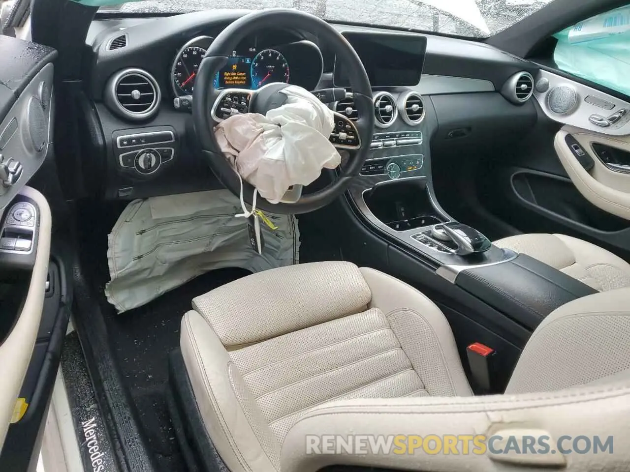 8 Photograph of a damaged car W1KWJ8EB6MG051313 MERCEDES-BENZ C-CLASS 2021