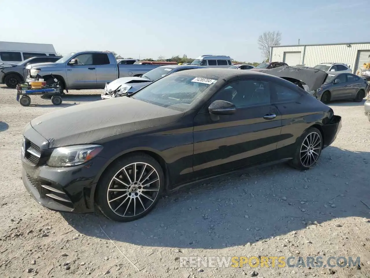 1 Photograph of a damaged car W1KWJ8EB9MG067523 MERCEDES-BENZ C-CLASS 2021