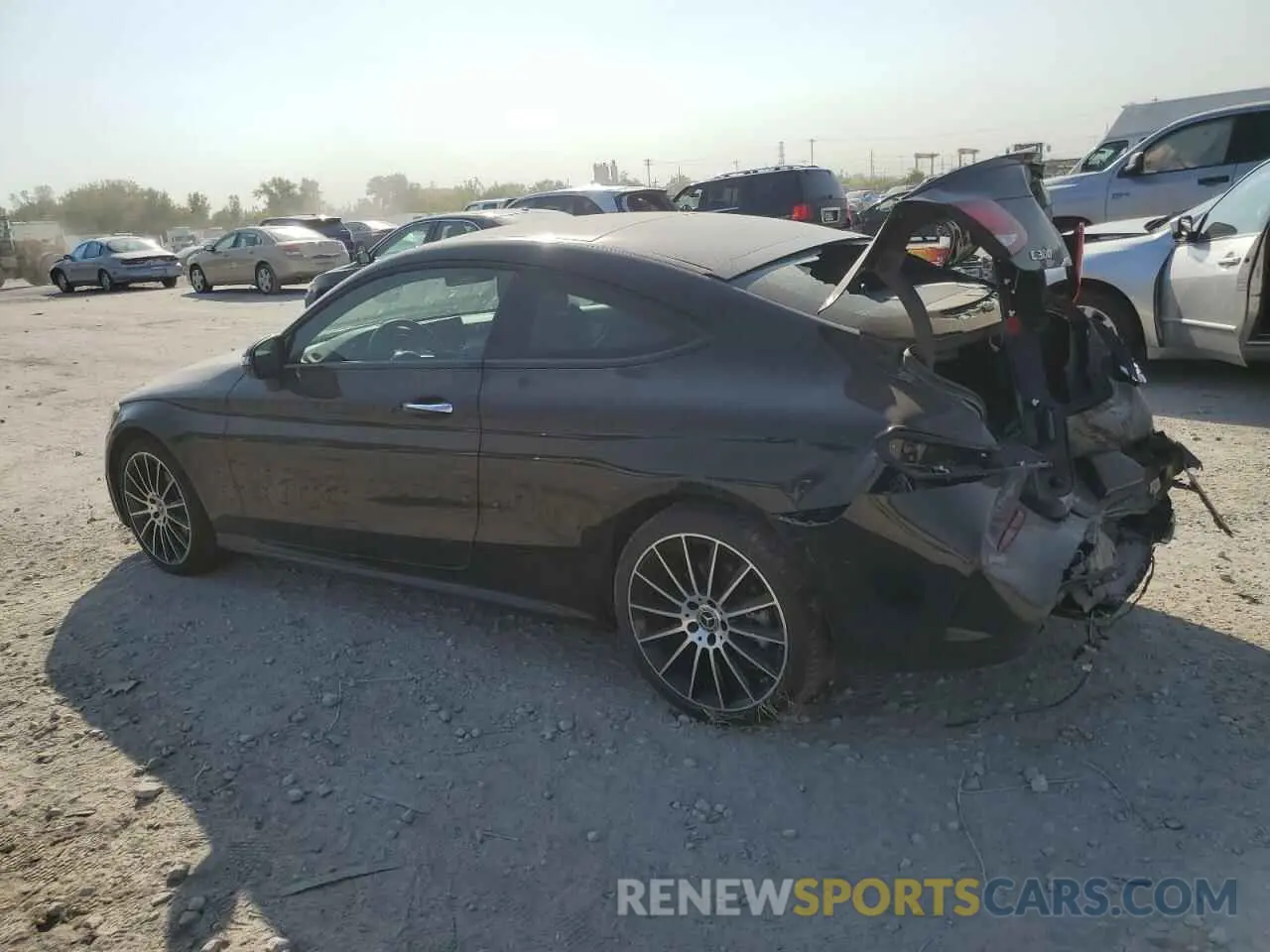 2 Photograph of a damaged car W1KWJ8EB9MG067523 MERCEDES-BENZ C-CLASS 2021