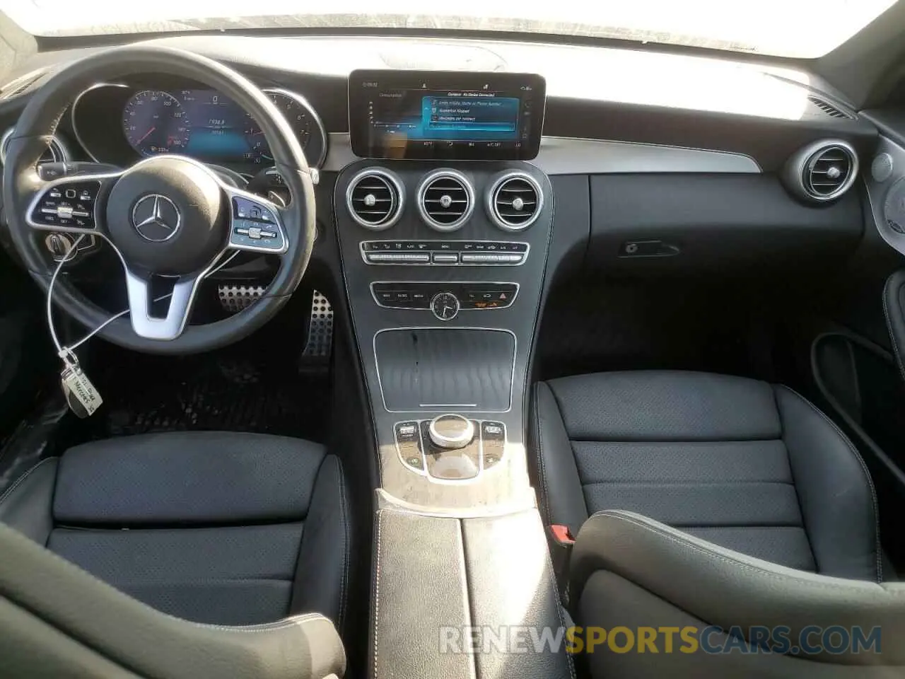 8 Photograph of a damaged car W1KWJ8EB9MG067523 MERCEDES-BENZ C-CLASS 2021