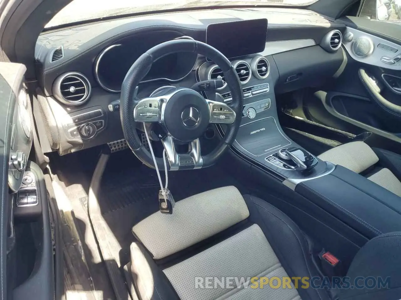 8 Photograph of a damaged car W1KWJ8GB3MG070284 MERCEDES-BENZ C-CLASS 2021