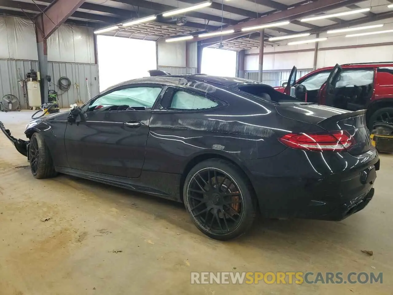 2 Photograph of a damaged car W1KWJ8HB1MG056110 MERCEDES-BENZ C-CLASS 2021