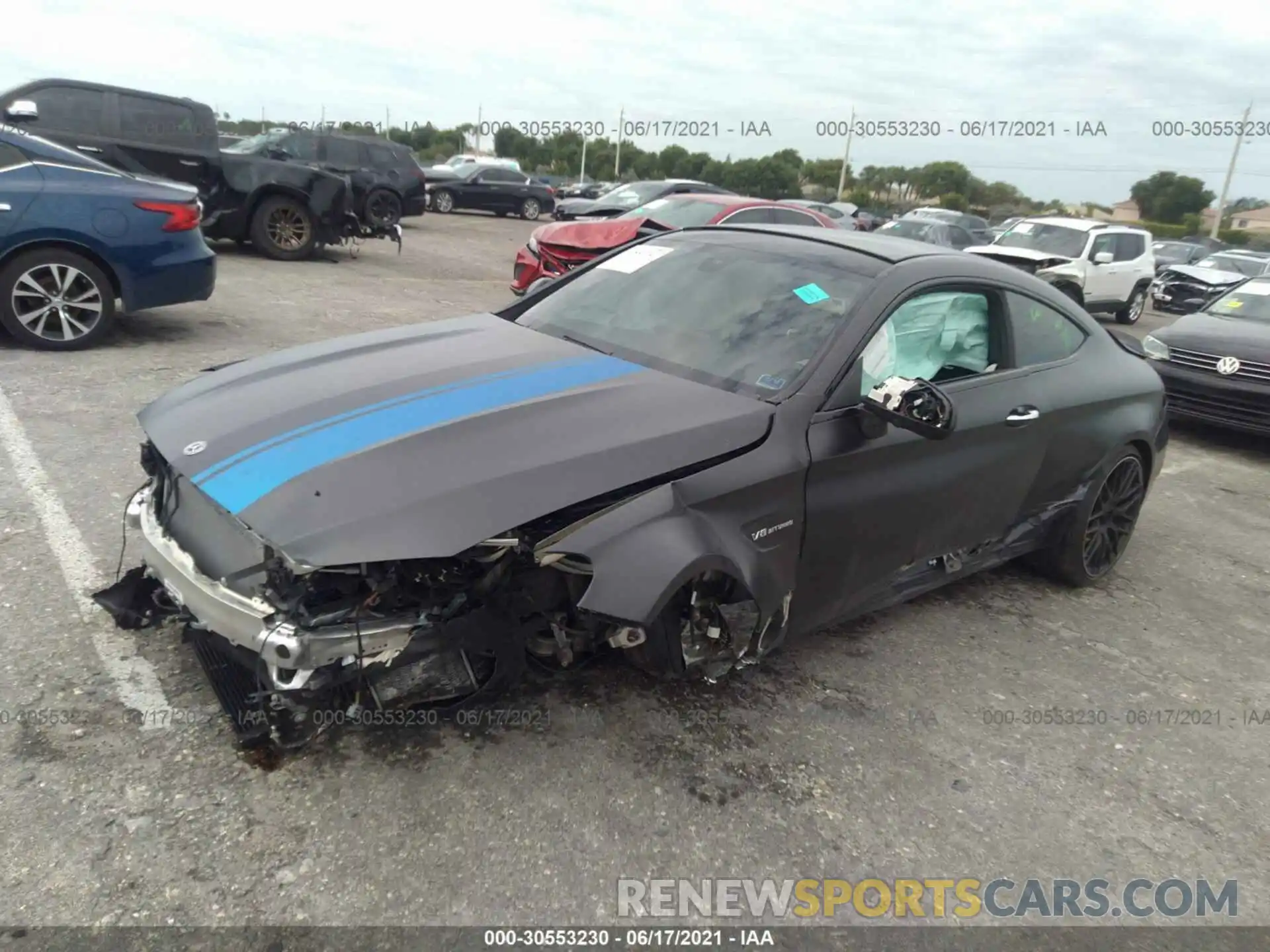 2 Photograph of a damaged car W1KWJ8HB4MG048048 MERCEDES-BENZ C-CLASS 2021