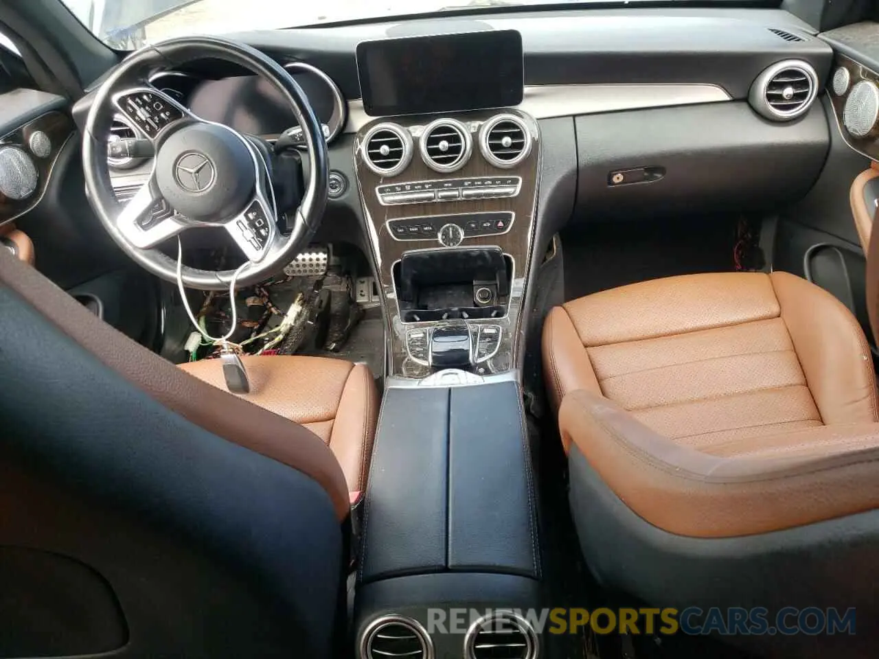 8 Photograph of a damaged car W1KWK8DB4MG054872 MERCEDES-BENZ C-CLASS 2021
