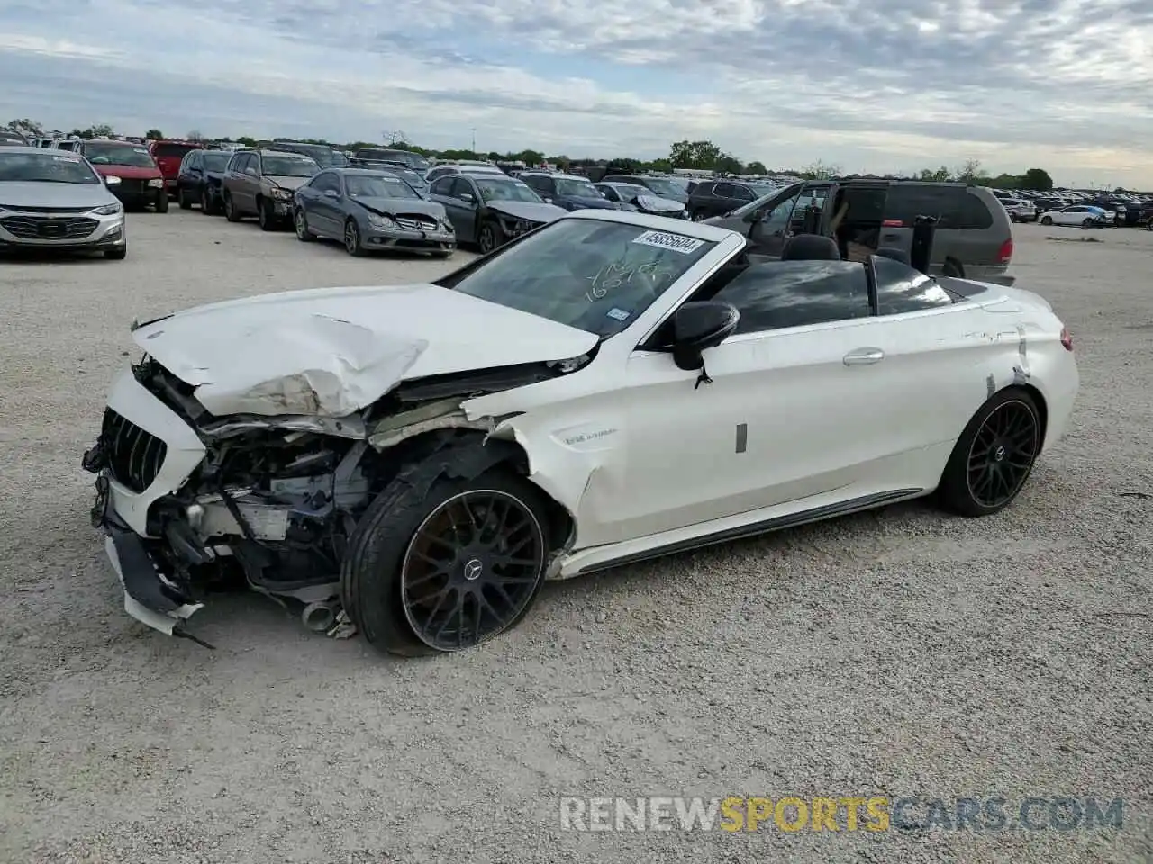 1 Photograph of a damaged car W1KWK8GB6MG090347 MERCEDES-BENZ C-CLASS 2021