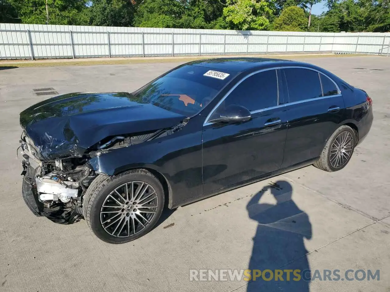 1 Photograph of a damaged car W1KAF4GB0NR012062 MERCEDES-BENZ C-CLASS 2022