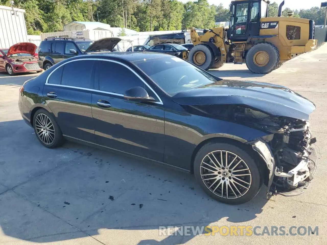4 Photograph of a damaged car W1KAF4GB0NR012062 MERCEDES-BENZ C-CLASS 2022
