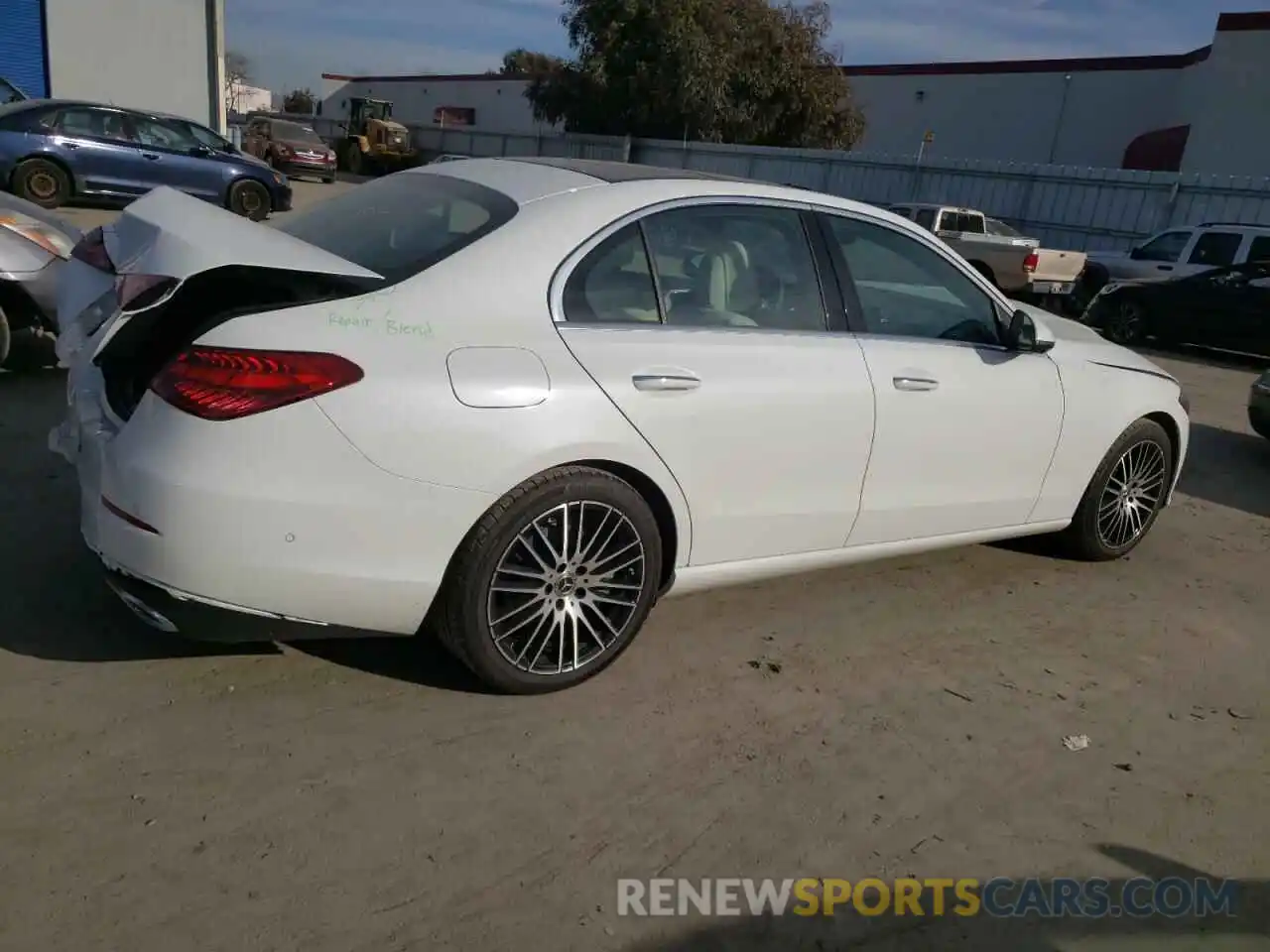 3 Photograph of a damaged car W1KAF4GB0NR038290 MERCEDES-BENZ C-CLASS 2022