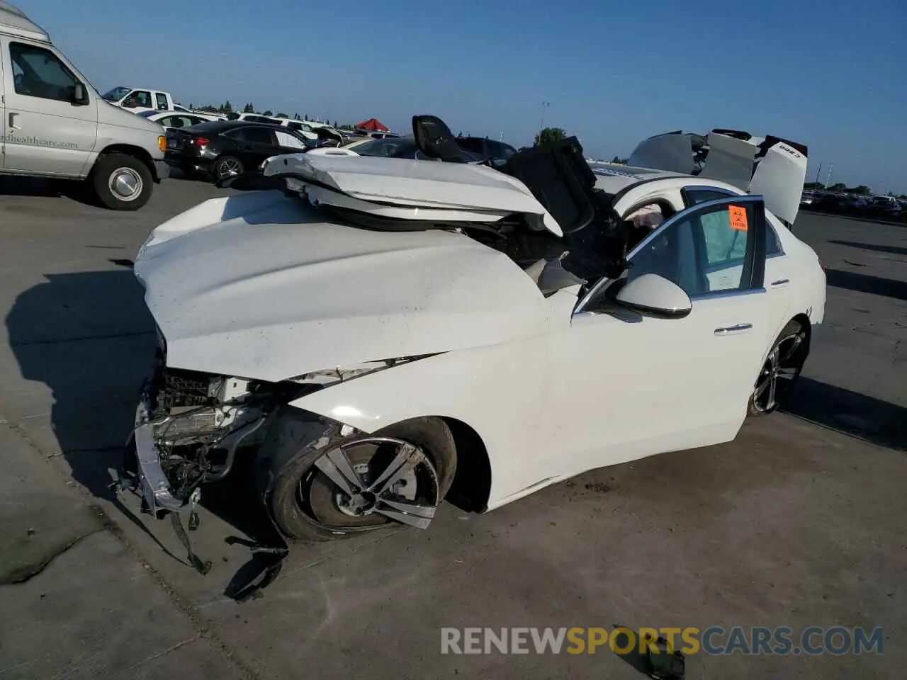 1 Photograph of a damaged car W1KAF4GB0NR041951 MERCEDES-BENZ C-CLASS 2022