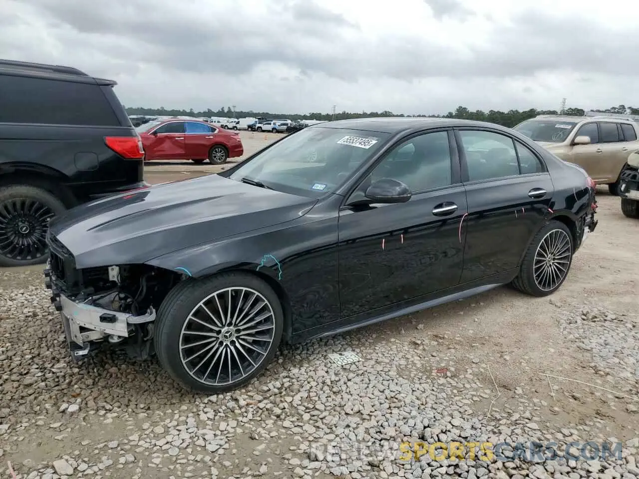 1 Photograph of a damaged car W1KAF4GB0NR062623 MERCEDES-BENZ C-CLASS 2022
