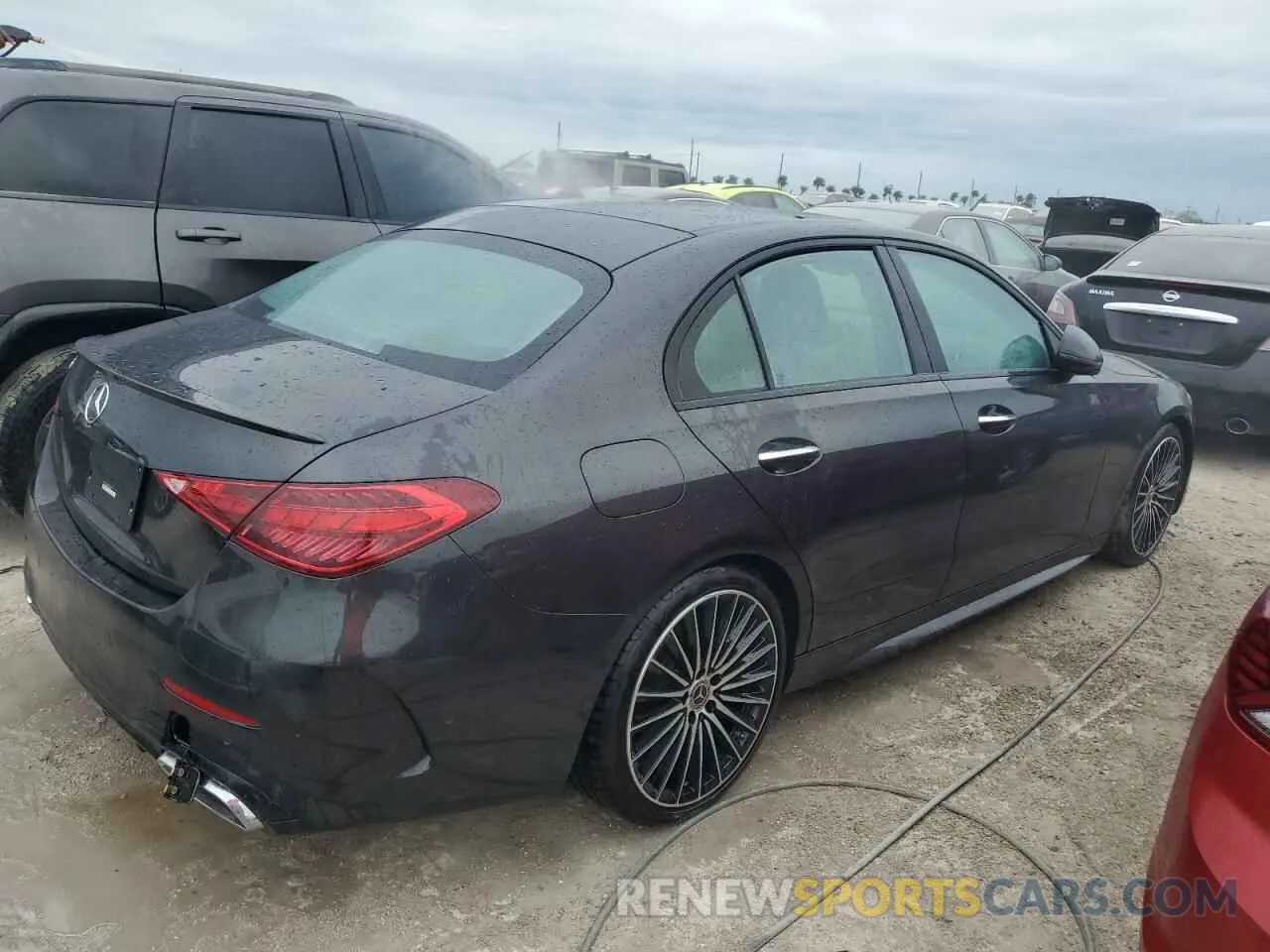 3 Photograph of a damaged car W1KAF4GB1NR065790 MERCEDES-BENZ C-CLASS 2022