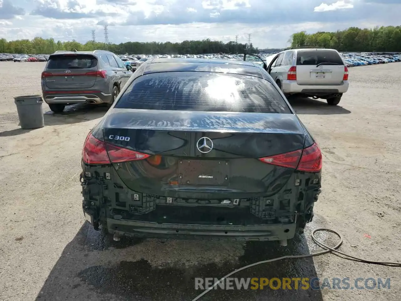 6 Photograph of a damaged car W1KAF4GB2NR050618 MERCEDES-BENZ C-CLASS 2022