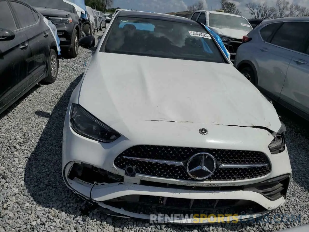 5 Photograph of a damaged car W1KAF4GB2NR052840 MERCEDES-BENZ C-CLASS 2022