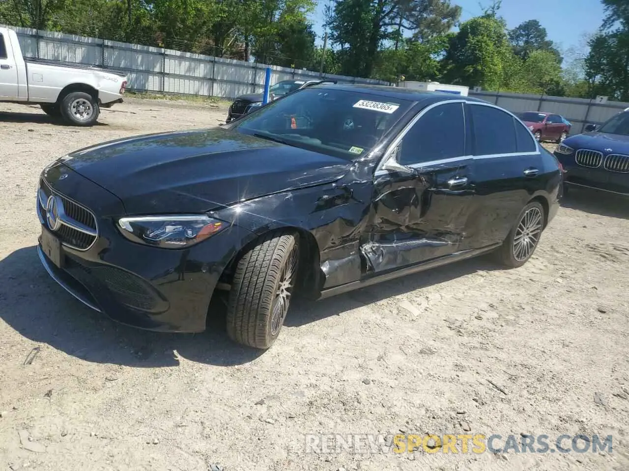 1 Photograph of a damaged car W1KAF4GB3NR009205 MERCEDES-BENZ C-CLASS 2022