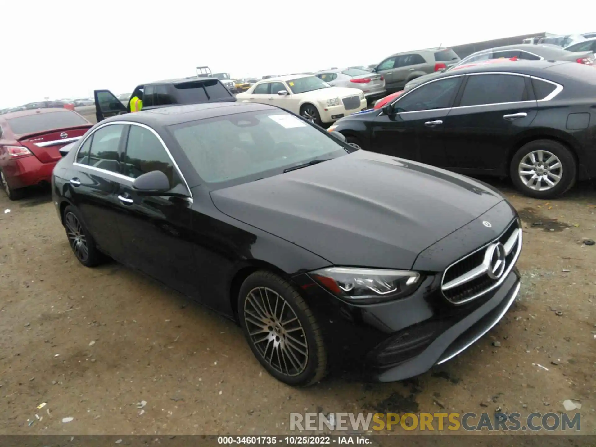 1 Photograph of a damaged car W1KAF4GB4NR007768 MERCEDES-BENZ C-CLASS 2022