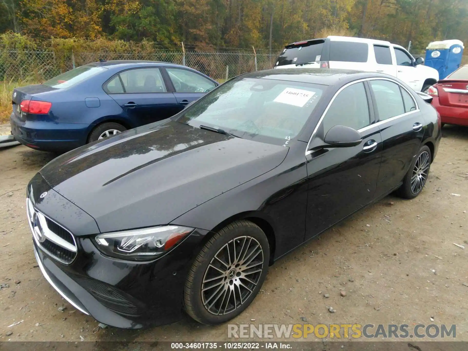 2 Photograph of a damaged car W1KAF4GB4NR007768 MERCEDES-BENZ C-CLASS 2022