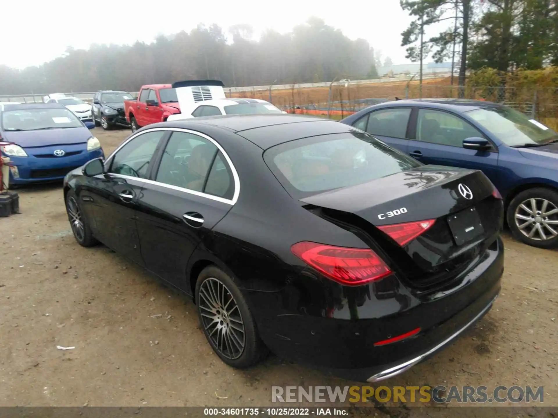 3 Photograph of a damaged car W1KAF4GB4NR007768 MERCEDES-BENZ C-CLASS 2022