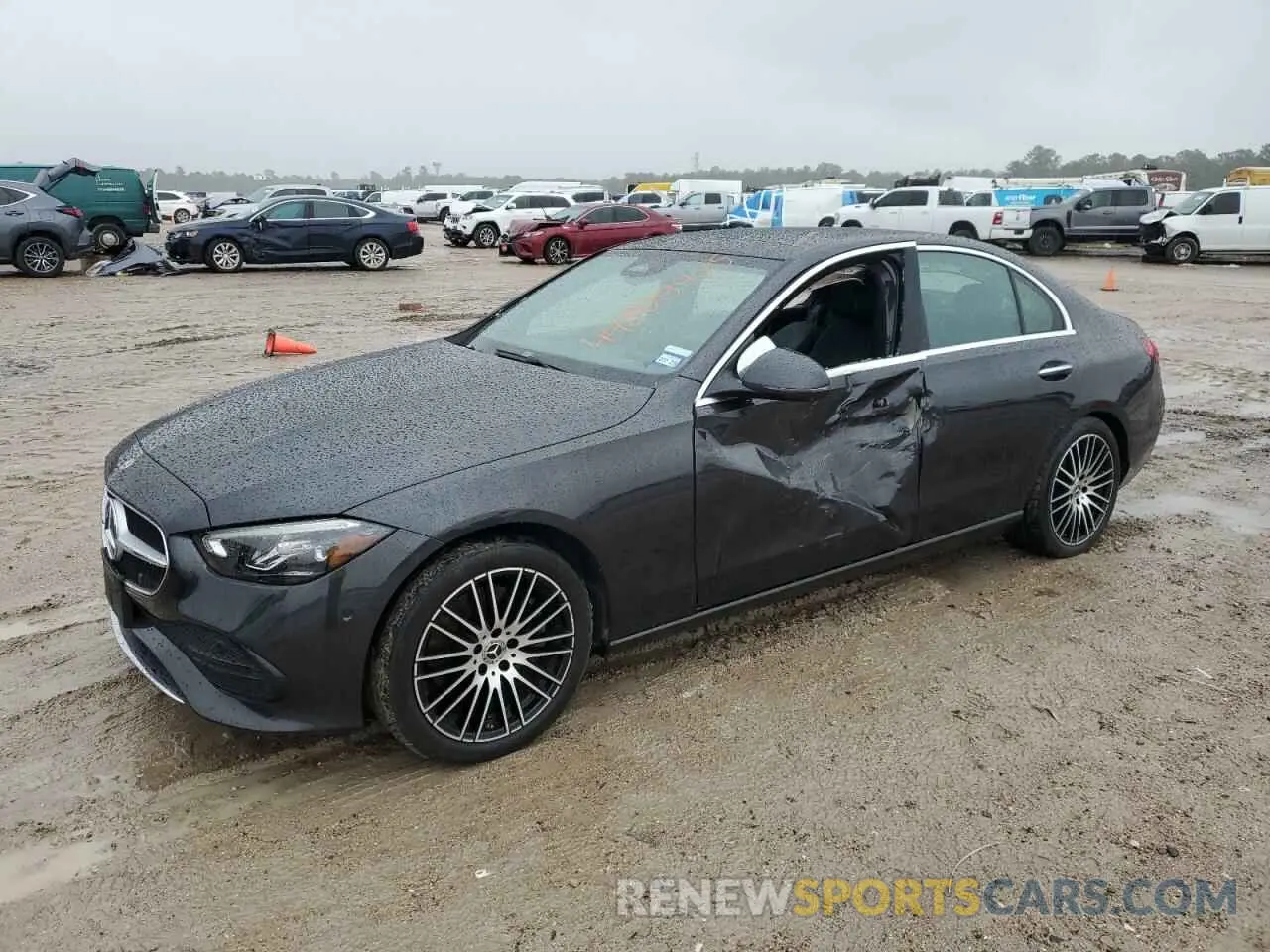 1 Photograph of a damaged car W1KAF4GB4NR018480 MERCEDES-BENZ C-CLASS 2022