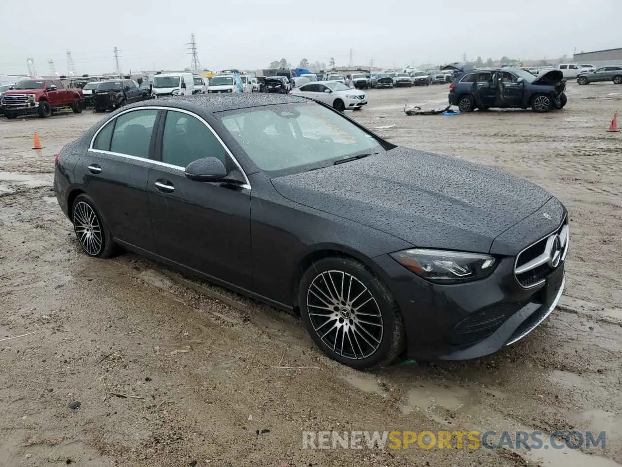 4 Photograph of a damaged car W1KAF4GB4NR018480 MERCEDES-BENZ C-CLASS 2022