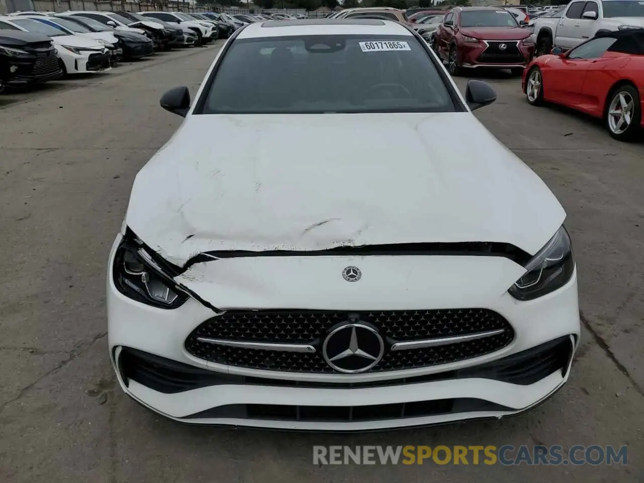 5 Photograph of a damaged car W1KAF4GB5NR016687 MERCEDES-BENZ C-CLASS 2022