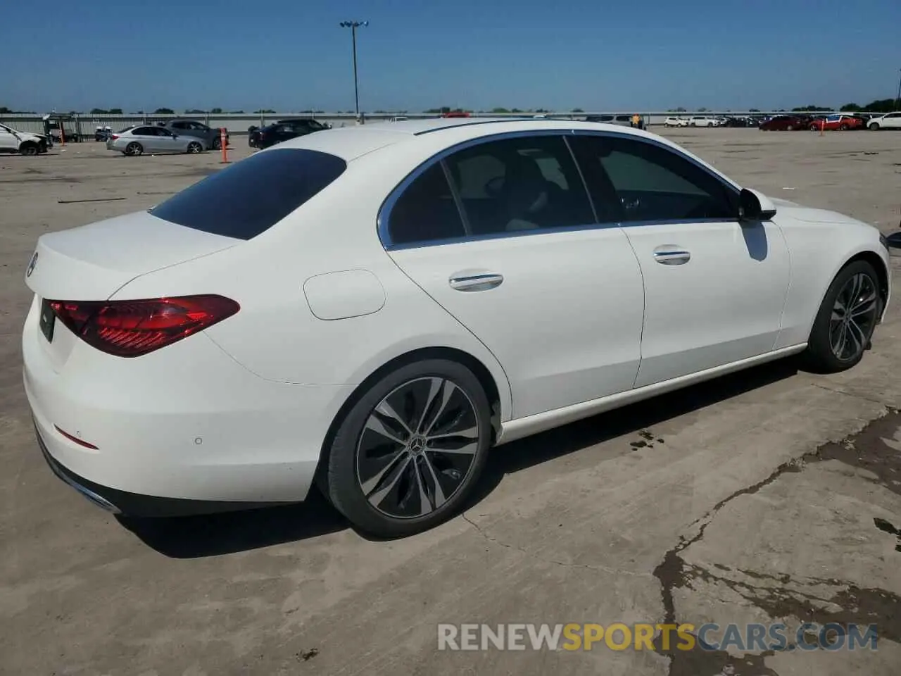 3 Photograph of a damaged car W1KAF4GB5NR038821 MERCEDES-BENZ C-CLASS 2022
