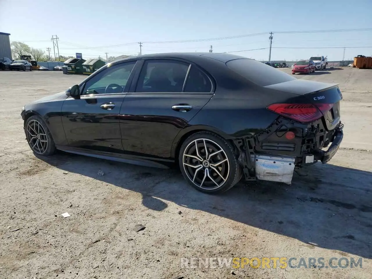 2 Photograph of a damaged car W1KAF4GB5NR055005 MERCEDES-BENZ C-CLASS 2022