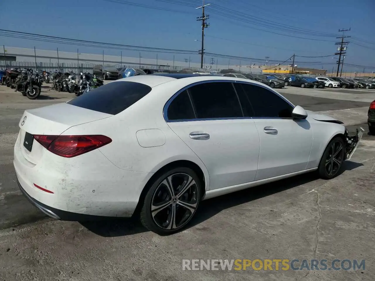 3 Photograph of a damaged car W1KAF4GB5NR063573 MERCEDES-BENZ C-CLASS 2022