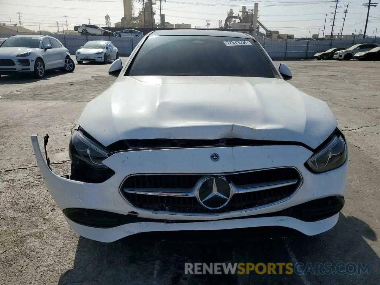 5 Photograph of a damaged car W1KAF4GB5NR063573 MERCEDES-BENZ C-CLASS 2022