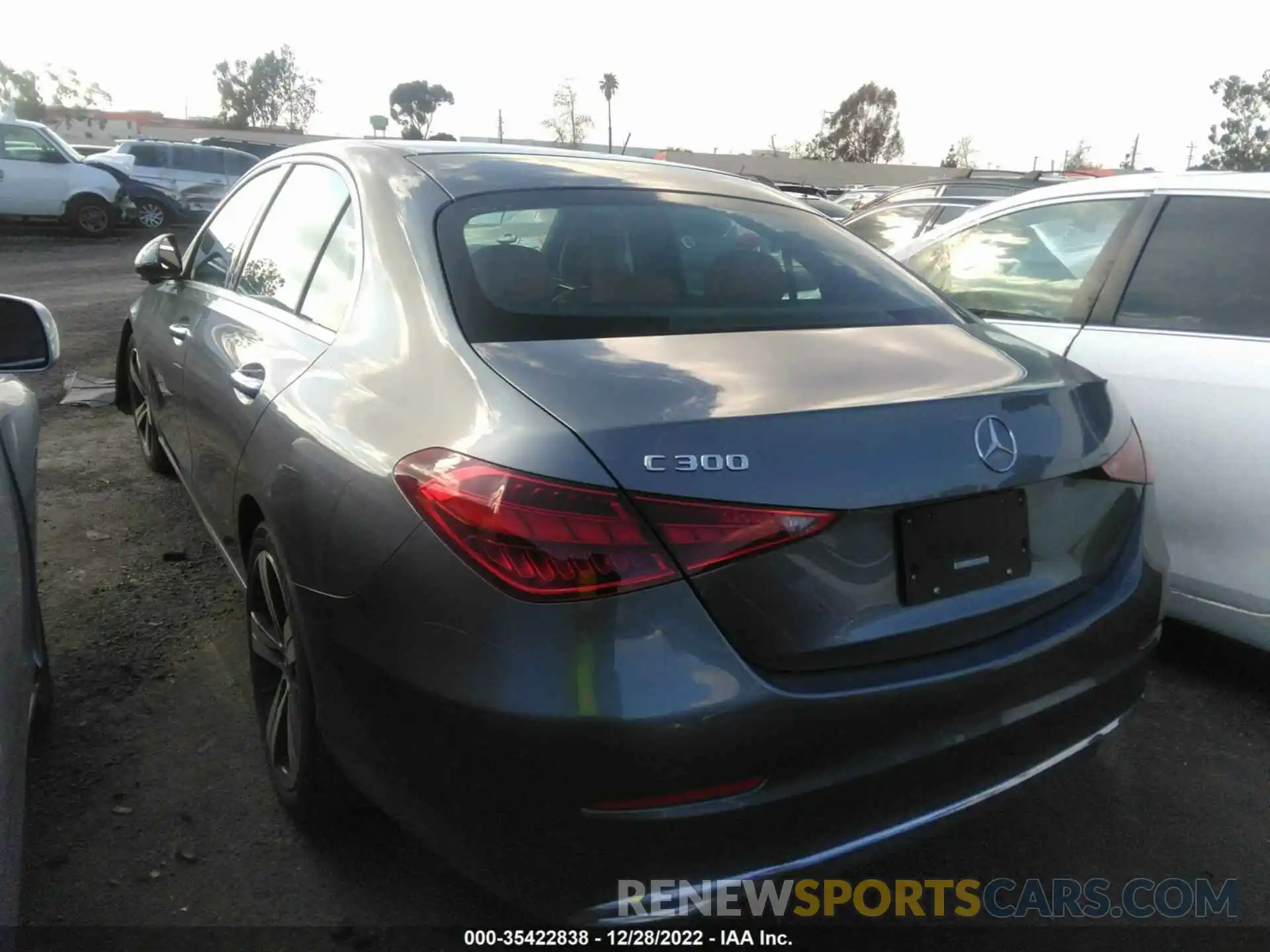 3 Photograph of a damaged car W1KAF4GB6NR041551 MERCEDES-BENZ C-CLASS 2022