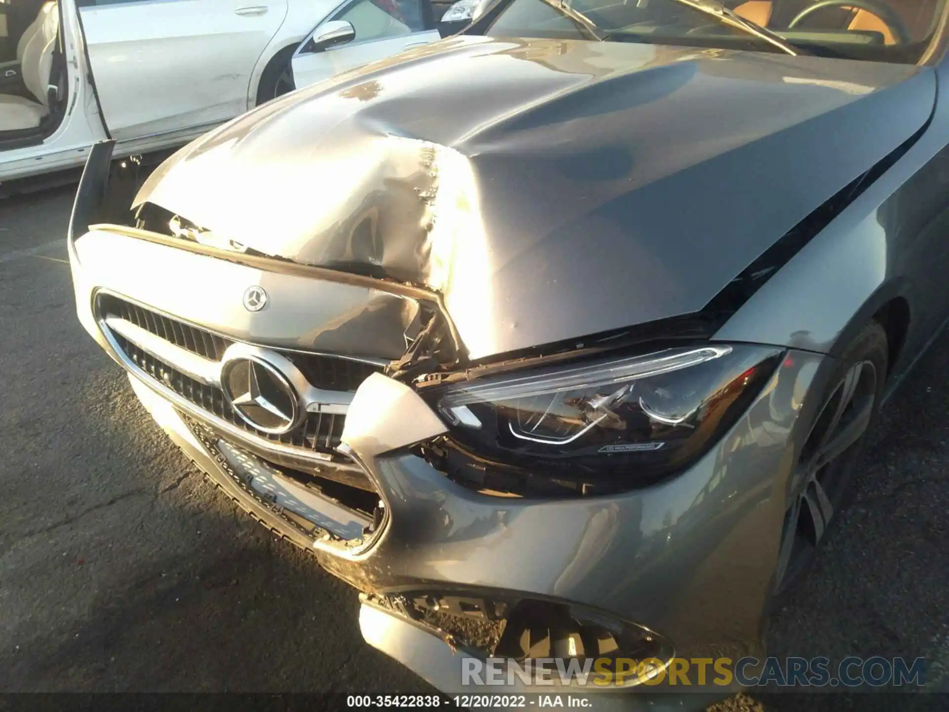 6 Photograph of a damaged car W1KAF4GB6NR041551 MERCEDES-BENZ C-CLASS 2022