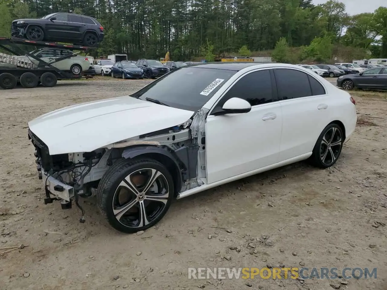 1 Photograph of a damaged car W1KAF4GB6NR048287 MERCEDES-BENZ C-CLASS 2022